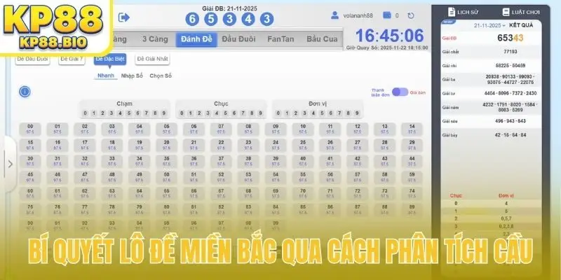 Bí quyết lô đề miền Bắc qua cách phân tích cầu